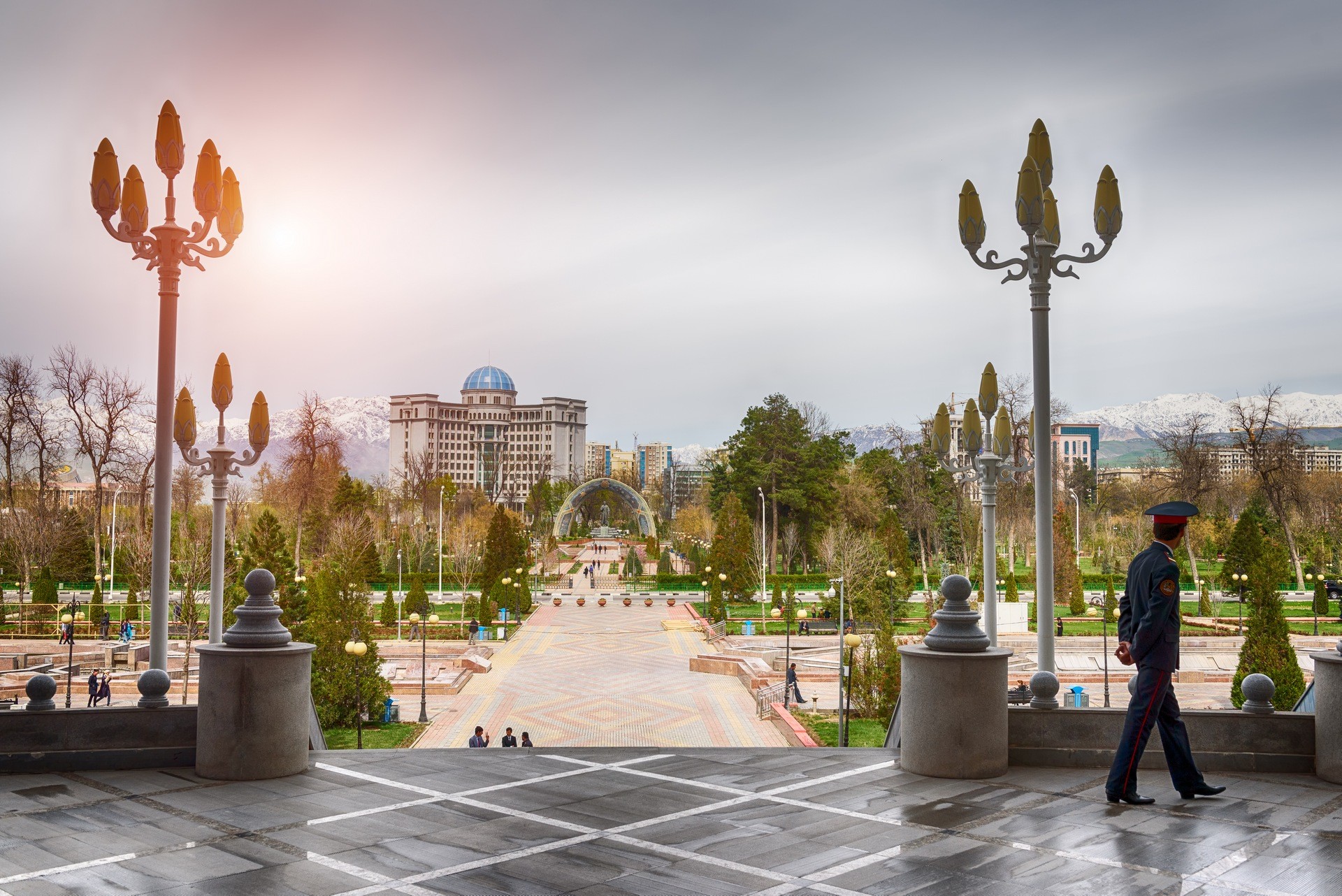 Душанбе город Центральная площадь