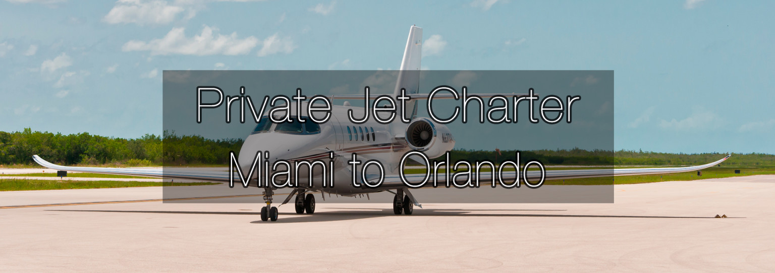 Private Jet Charter Miami to Orlando Mercury Jets