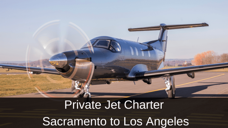 Private Jet Sacramento to Los Angeles | Mercury Jets