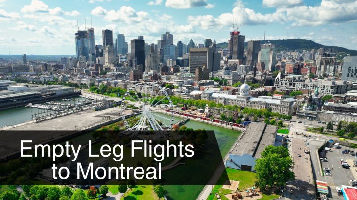 Empty Leg Flights To Montreal Mercury Jets