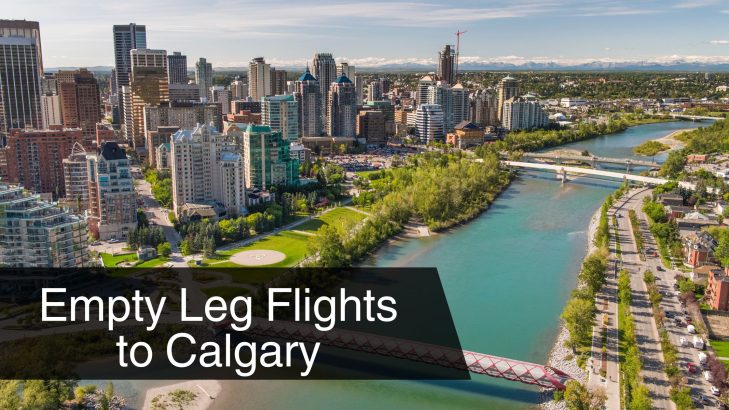 Empty Leg Flights to Calgary | Mercury Jets